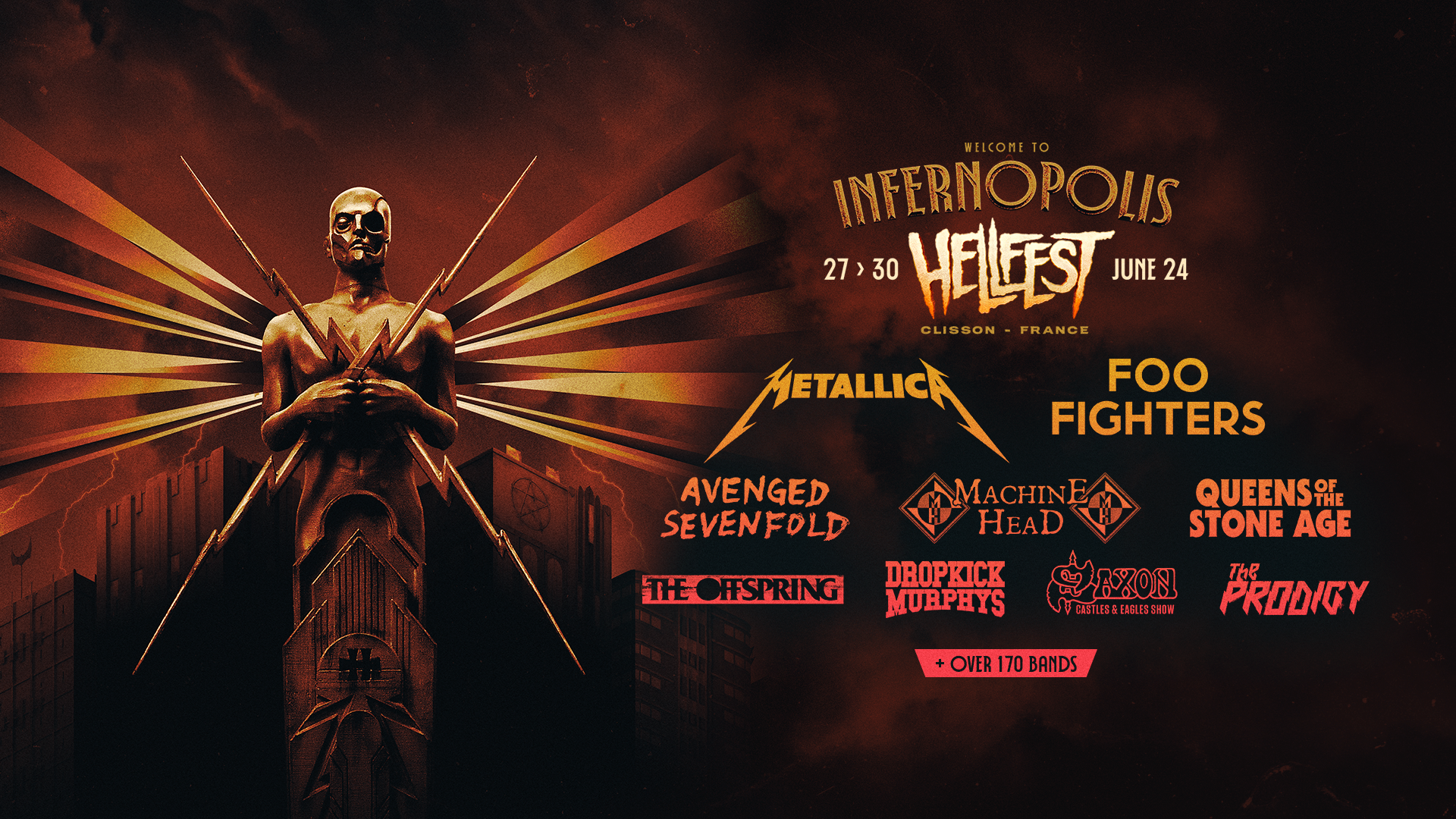 Hellfest 2024 welcome to infernopolis hotel